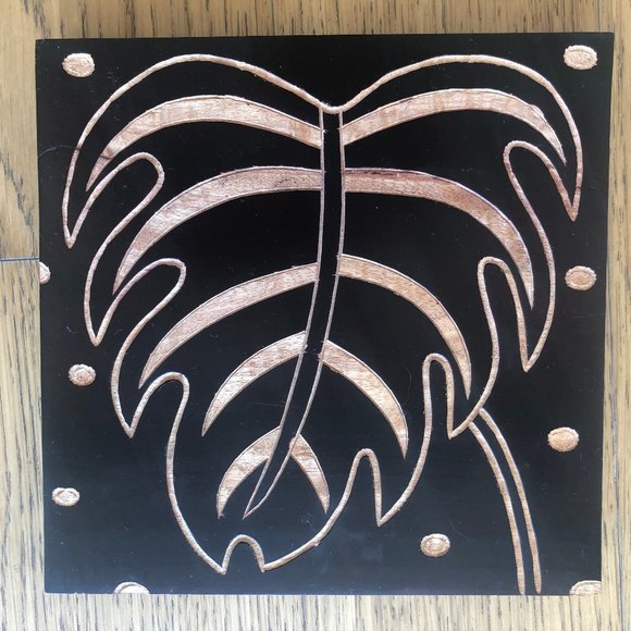 Cost Plus World Market Wall Art Carved Palm Leaf Wall Plaque Poshmark